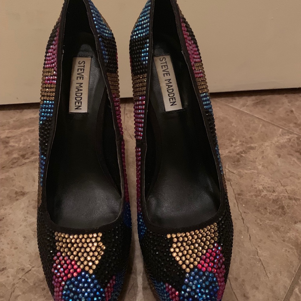 Multi Colored Crystal Pumps - image 1